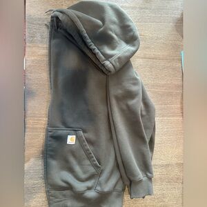 Carhartt Men's Olive Zip-Up Hoodie